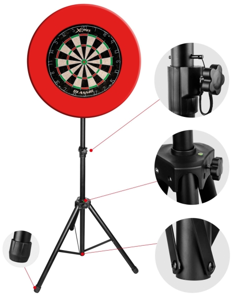 XQMAX Hybrid Dartboard Ständer