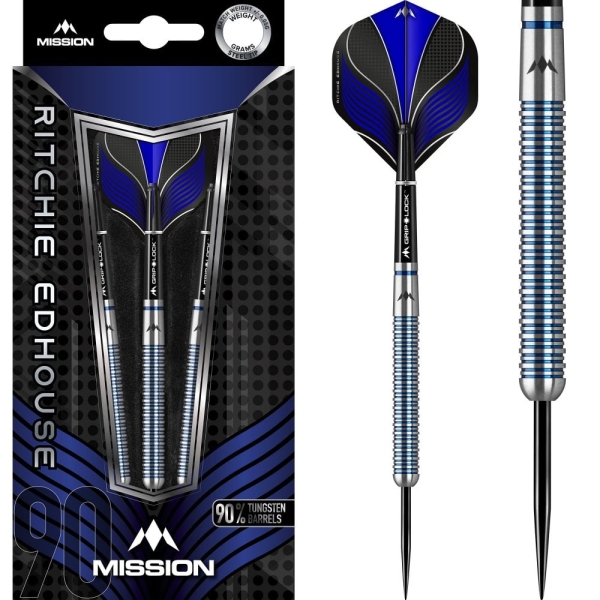 Mission Ritchie Edhouse Steeldart 90% Blue PVD 25 Gramm