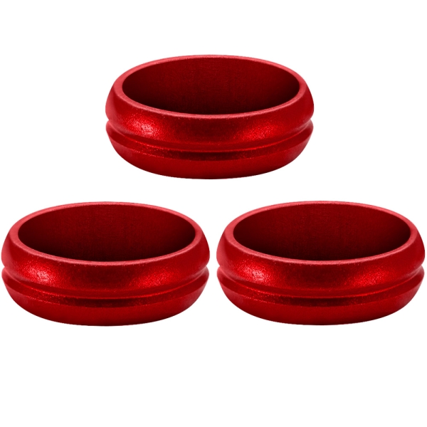 Mission F-Lock Rings Flight Lock- Aluminium Red