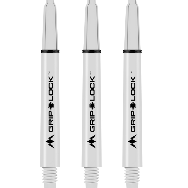 Mission GripLock Shafts mit Ringen- White Medium