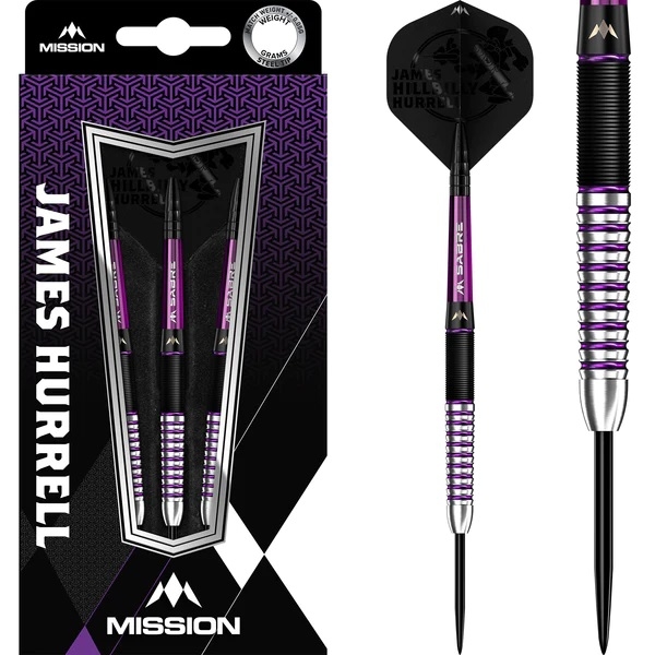 Mission James Hurrell Steel 90% Hillbilly Black & Purple 24g