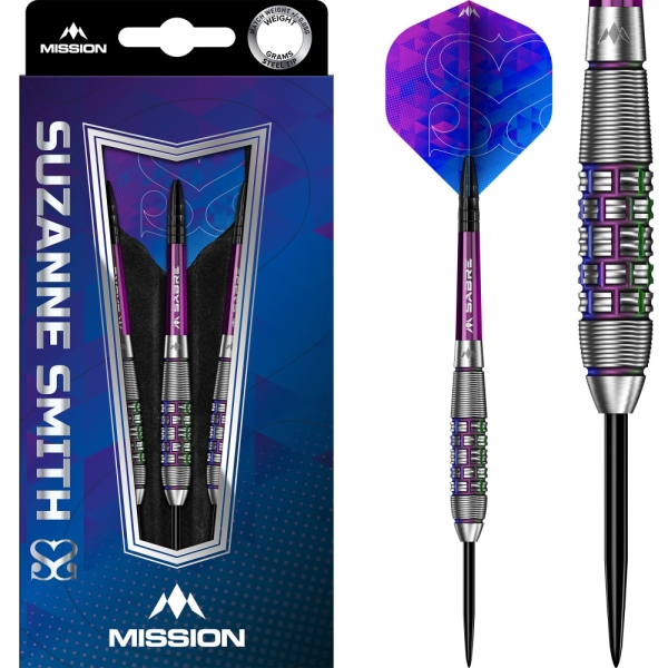 Mission Suzanne Smith 90% Coral PVD Steeldarts 26g